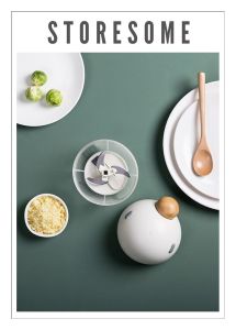 Manual Mini Hand Pull String Garlic Chopper Food Processor Dicer Mincer Cutter Grinder