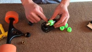 บูชชิ่ง ยางบูชชิ่ง ลูกยางทรัค บูชชิ่ง ลูกยางบูชชิ่ง ลูกยางทรัค CX4 CX7 Skateboard Penny bushing Surfskate PU95A แข็งแรง คืนตัวเร็ว