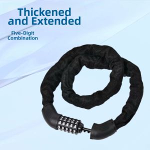 Waterproof Rustproof Chain Lock for Outdoor Use