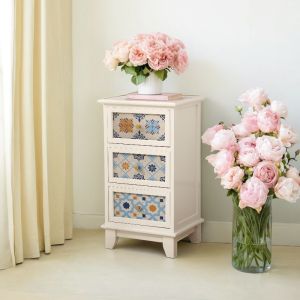 HENGDEMU | Solid Wood Modern Minimalist Country Style Storage Cabinet 30cm