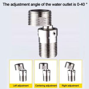 360 ° Adjustable Faucet Angled Curved Foot Eccentric Screw Corner Tap Adapter Kitchen Faucet Accessories