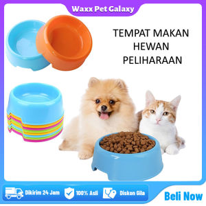 Mangkuk Bulat Plastik Anti Semut Anti Slip Mangkok Kucing Anjing