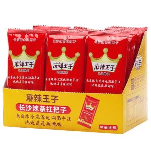Snack Dẻo Đậu Đường Phủ Muối Spicy Prince Independent Packaging High-Protein Low-Fat High-Carb Low-Sodium 18g Each Bag
