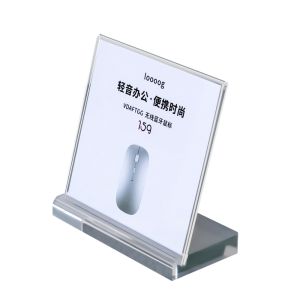 QINLEYI | Acrylic Transparent High-end Signage Display Stand