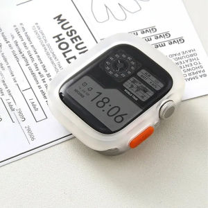 Bumper Soft Silicone Case For Apple Watch 9 8 7 6 SE 5 Sport Anti-drop Matte Cover For iwatch Ultra 49mm 41mm 40mm 44mm 45 mm