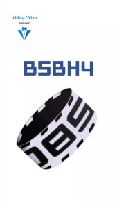 Mens Strap: Nylon "0850" embroidered logo Arm Strap Band (BSBH4)
