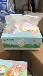 ทิชชู่ กระดาษทิชชู่ หนา5ชั้น เหนียวนุ่ม ไม่เป็นขุย เช็ดหน้าได้ SHURO ลายน่ารัก ยกลัง16ห่อ 1ห่อ500แผ่น กระดาษทิชชู่ ทิชชู่แบบพกพา สะดวกใช้ง่าย ไม่เป็นขุย
