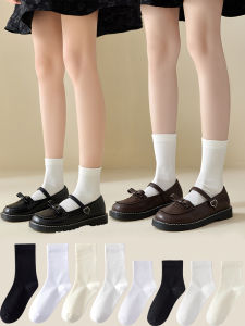 TIANKAJIA | Summer Thin Cotton Socks Anti-odor White