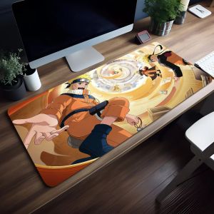 Bandai | Tấm Lót Chuột Naruto Uzumaki Chống Trượt Cỡ Lớn Dùng Cho Chơi Game Và Viết Có Viền Khóa Dành Cho Văn Phòng Và Học Sinh Chất Liệu Cao Su Dày Kiểu Dáng Ninja.