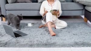 slender wool Soft Absorbent Memory Foam Bedroom Bath Bathroom Floor Shower Rug Non Slip