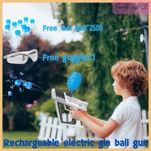 (In stock)Electric gel splatter ball gun Water bead blaster Automatic Toy Gun Kids toys Boys Electric Original Toy Rechargeable Automatic Outdoor Game electric gel ball splatter toys Gifts
