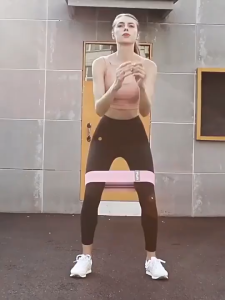 MLADEN Hip Exercise Resistance Bands Natural Latex Yoga Elastic Bands Anti-slip Training Fitness Bands 彈力帶