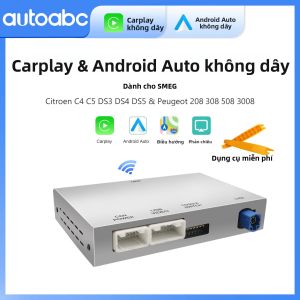 CarPlay & Android Auto Không Dây Cho Peugeot Citroën SMEG Tương Thích Với 208 308 308 508 3008 C4 DS3 DS4 DS5 Hỗ Trợ Airplay