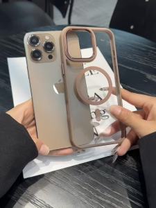 กรอบกล้องโลหะ + แหวนแม่เหล็ก เปลือกแข็งอะคริลิค เคส เคสไอโฟน case iphone 15 14 13 12 11 pro promax plus p + #ip20