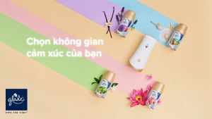 GLADE Lõi Xịt Thơm Phòng Tự Động Hương Hoa Anh Đào Và Hoa Súng 252ml