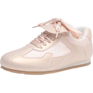 DUSTO | Silver Ballet Style Training Womens Shoes Flat Leisure