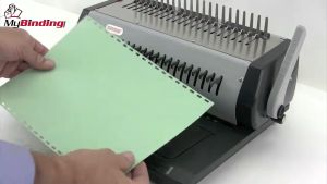 HIC TCC-2100E Heavy Duty Electric Comb Binder 500 sheets (electric binding machine heavy duty binding machine electric Comb binding machine best binding machine electric binder electric comb)