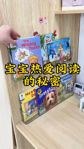 【SG STOCK】Childrens Bookcase Wall Hanging Door Reading Picture Book Storage Wall Toddler/Baby Bookshelf免打孔墙上书架