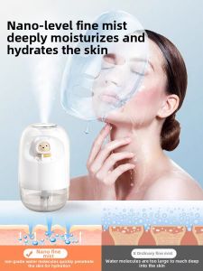 Ultra-Small Air Humidifier Bedroom Office Desktop Quiet Operation Pet-Themed Aromatherapy Humidifier Female Gift NOCCLILI
