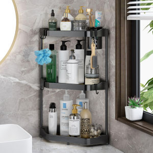 Wall Mounted No Drilling Corner Storage Rack