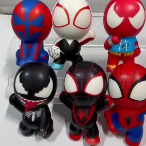 Bandai | Đồ Chơi Bóp Giảm Stress Hình Người Nhện Venom Liên Minh Anh Hùng Chất Liệu PU Chậm Nở Đồ Trang Trí Anime Đồ Chơi Bóp Mềm Giảm Căng Thẳng