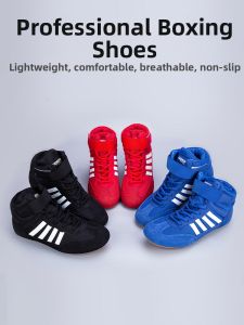 GINGPAI | Training Boxing Shoes for Wrestling MMA Kickboxing Weightlifting Squatting with Anti-Slip