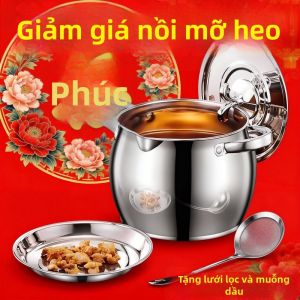 BAIXITANG | Strainer Dual-handle Cover Heat-resistant Reinforced Oil Pot