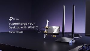 TP-Link BE9300 WIFI 7 Tri Band & Bluetooth 5.4 PCIe Adapter for Desktop PC Adapter Card Archer TBE550E