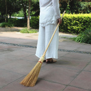 Sorghum Seedlings Kweichow Moutai Broom Roof Waistline Cleaning Party Props Cos Harry Potter Magic Halloween Broom