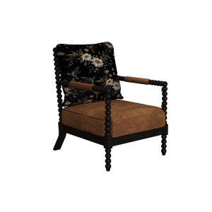 Retro French Lazy Sofa Chair Solid Wood