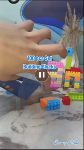 100Pcs Building Block Toys Compatible Diy Creative Puzzle Toys Toy for Kids