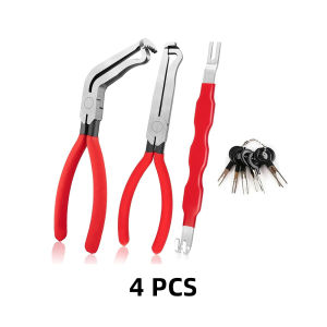 4PCS Electrical Disconnect Pliers Auto Electrical Connector Removal Tool Oil Pipe Hose Separation Repair Hand Tools