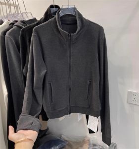 Half Turtleneck Dralon Sweatshirt Female 2024 Fall and Winter New Arrival Double-Headed Zipper Stylish Leisure Sports Long Sleeve Outwear Tide