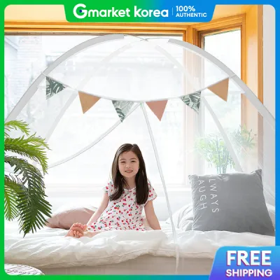 DASHOP | 1-Second Setup One-Touch Mosquito Net Bed Tent Camping Square Size 1 (200X120)