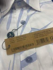 6(P0055)Áo sơ mi viettien ngắn tay lai ngang (regular )