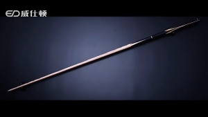 [Puchong Ready Stock] WEISHIDUN Black Knight 3/4 Joint Snooker Cue - 9.5mm Pro Tip Ash Wood Shaft 145cm (Bare Cue / Full Set with Cue Tube Options)