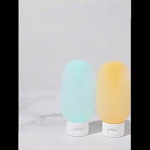 4Pcs Travel Bottles Set Refillable Bottle Cosmetic Containers 60ml Cream Lotion Shampoo Travel Dispenser Squeeze Tube Makeup