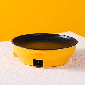 【Free gift】22cm Electric Frying Pan Non Stick banking pan Multifunctional Steamboat And Grill Pan BBQ Pan Smokeless Cooking Pan periuk masak serbaguna murah Teppanyaki