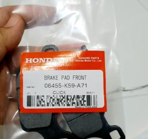 BRAKE PAD HONDA CLICK125 VERSION 2 HONDA CLICK150 THAILAND GENUINE PARTS 06455K59A71 GB001