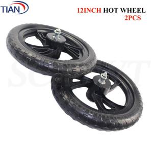 Childrens Balance Bike Wheels Solid Non-Inflatable Wheels Bicycle Accessories Inch Foam Wheel Plastic