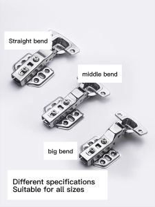 Durable 2.0mm Stainless Steel Soft Close Hinges - Concealed Hydraulic Cabinet Door Hinges 2025