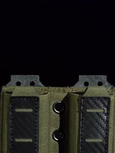 2025IDOGEAR แมงป่องเหล็กตัวน้อย คู่ 9MM ปลอกปลดเร็วแบบคาร์บอนไฟเบอร์ molle กระเป๋าเครื่องมืออเนกประสงค์ กระเป๋าใส่แม็กกาซีน