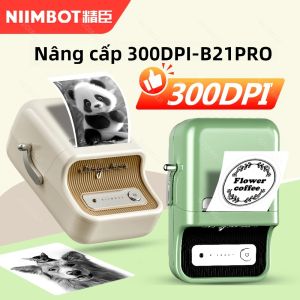 Máy In Nhãn Niimbot B21 Pro 300dpi Máy In Nhiệt Không Dây Cho Ảnh Hóa Đơn Ghi Chú Cà Phê Tạp Hóa Sử Dụng Cho Doanh Nghiệp Chiều Rộng In 20-50mm