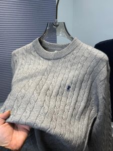 Designer Brand Pony Embroidery Fashion Sweater Mens Classic Paul Fashion Jacquard Autumn/Winter Round Neck Warm Knitted Pullove