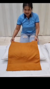 ปลอกหมอนหนุนขนาด 18x29 นิ้ว สำหรับพระภิกษุสงฆ์ ผลิตในไทย