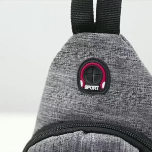 Túi Đeo Chéo Nam Vải Canvas thiết kế 3 ngăn để đồ phong cách Hàn Quốc Túi Đeo Vai Nam Túi Đeo Trước Ngực Túi Đeo Hông Túi Đeo Chéo Nam