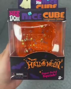 Schylling | NEW Schylling NeeDoh Halloween Ice Cube Squeeze Toy Soft Squishy Sensory Fidget Toy Hand Squeeze Stress Relief Holiday Gift