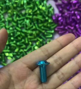 BAUT DISC PIRINGAN CAKRAM M8X20 TITANIUM GR5 MODEL VIETNAM UNIVERSAL DRAT 12 HARGA 1 BIJI