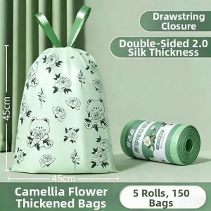 Tear-Resistant Extra Large Drawstring Trash Bag