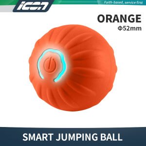 ICON Automatic Bouncing Ball for Dogs - Self-Returning Pet Toy Durable Chew-Proof Interactive Puppy Play